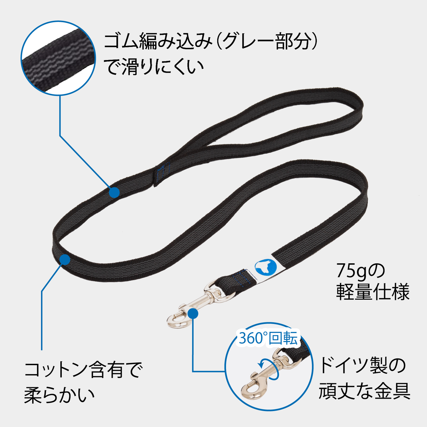 \公式/ 犬 リード【ドイツ製 SPORTHUND】日本正規代理店